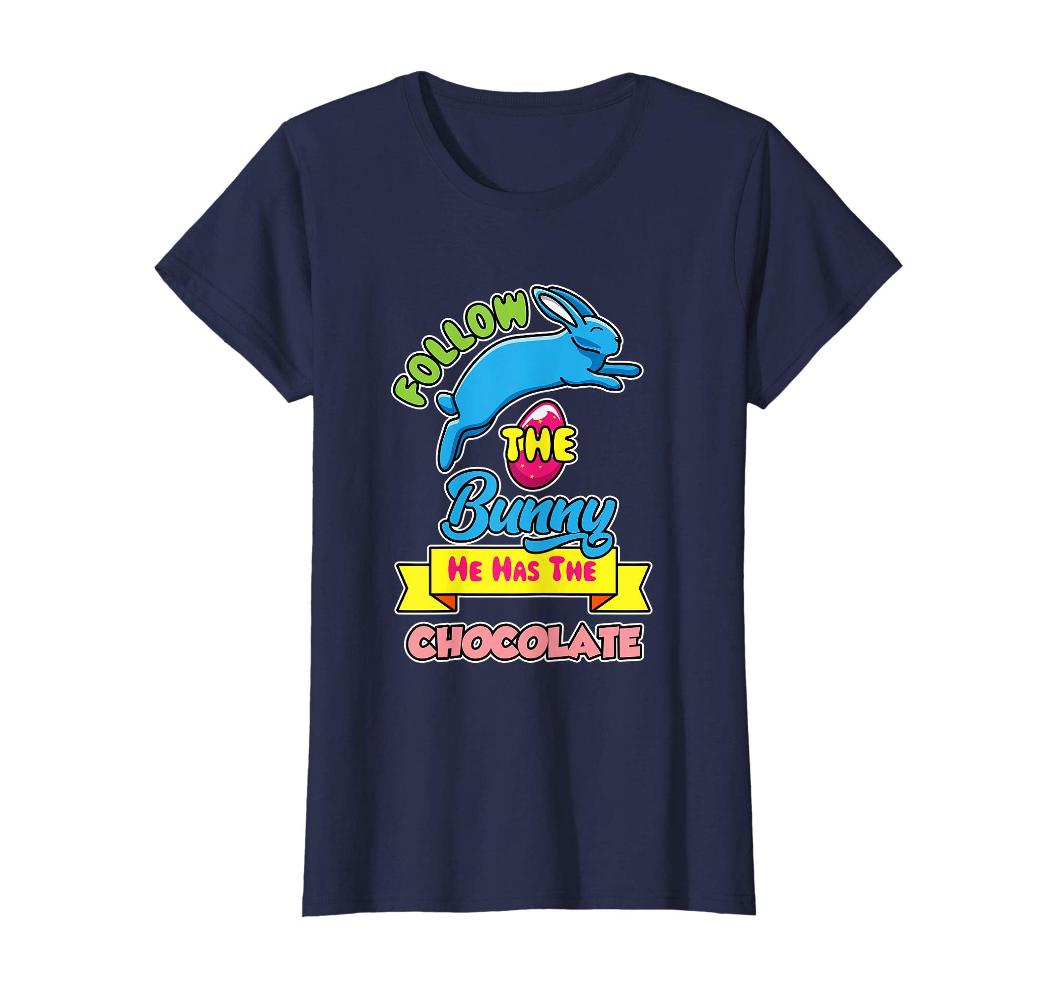 Follow The Easter Bunny Gift Shirt Happy Easter Egg Hunt Tee