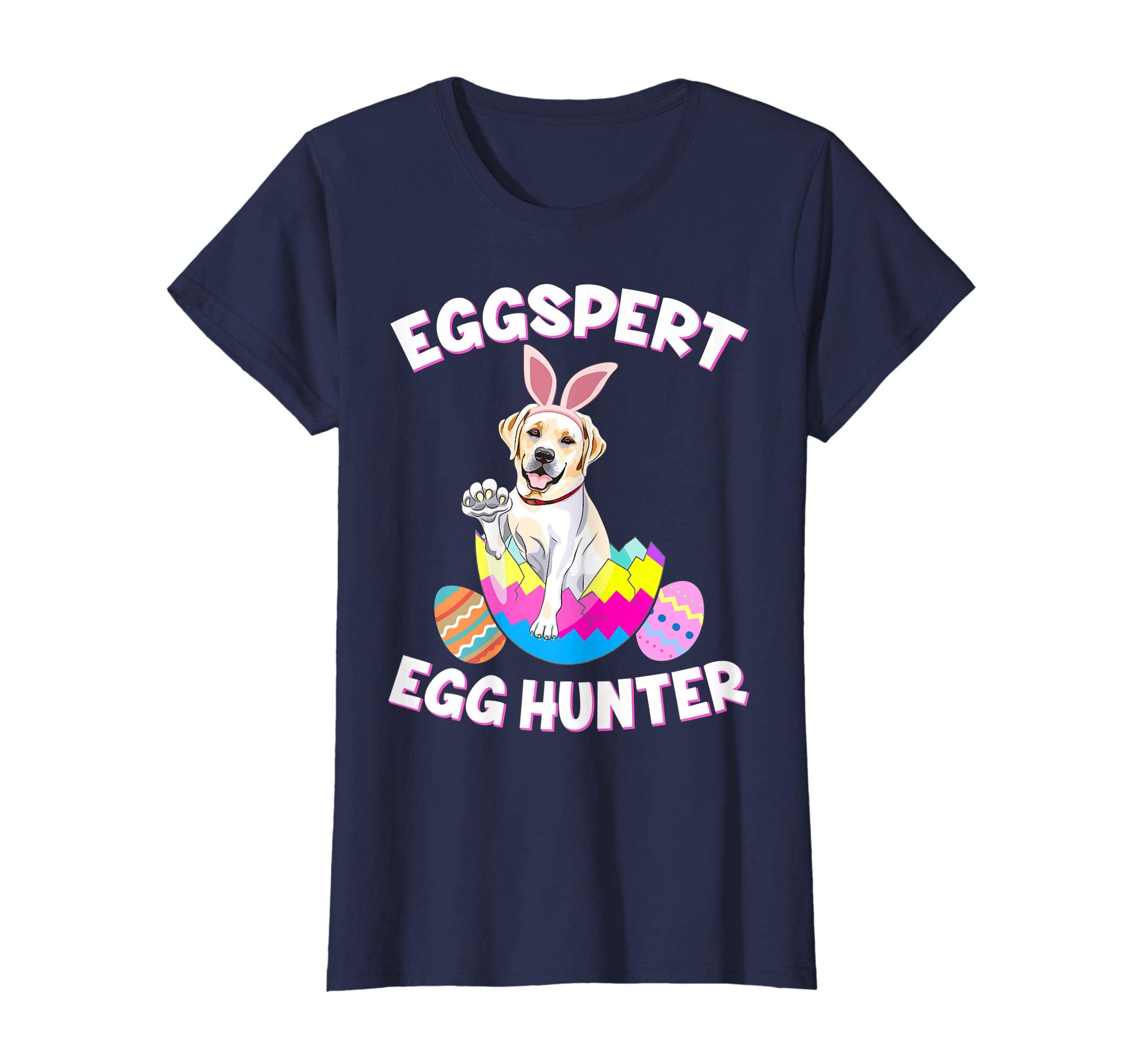 Eggspert Egg Hunter Easter Funny Labrador T Shirt