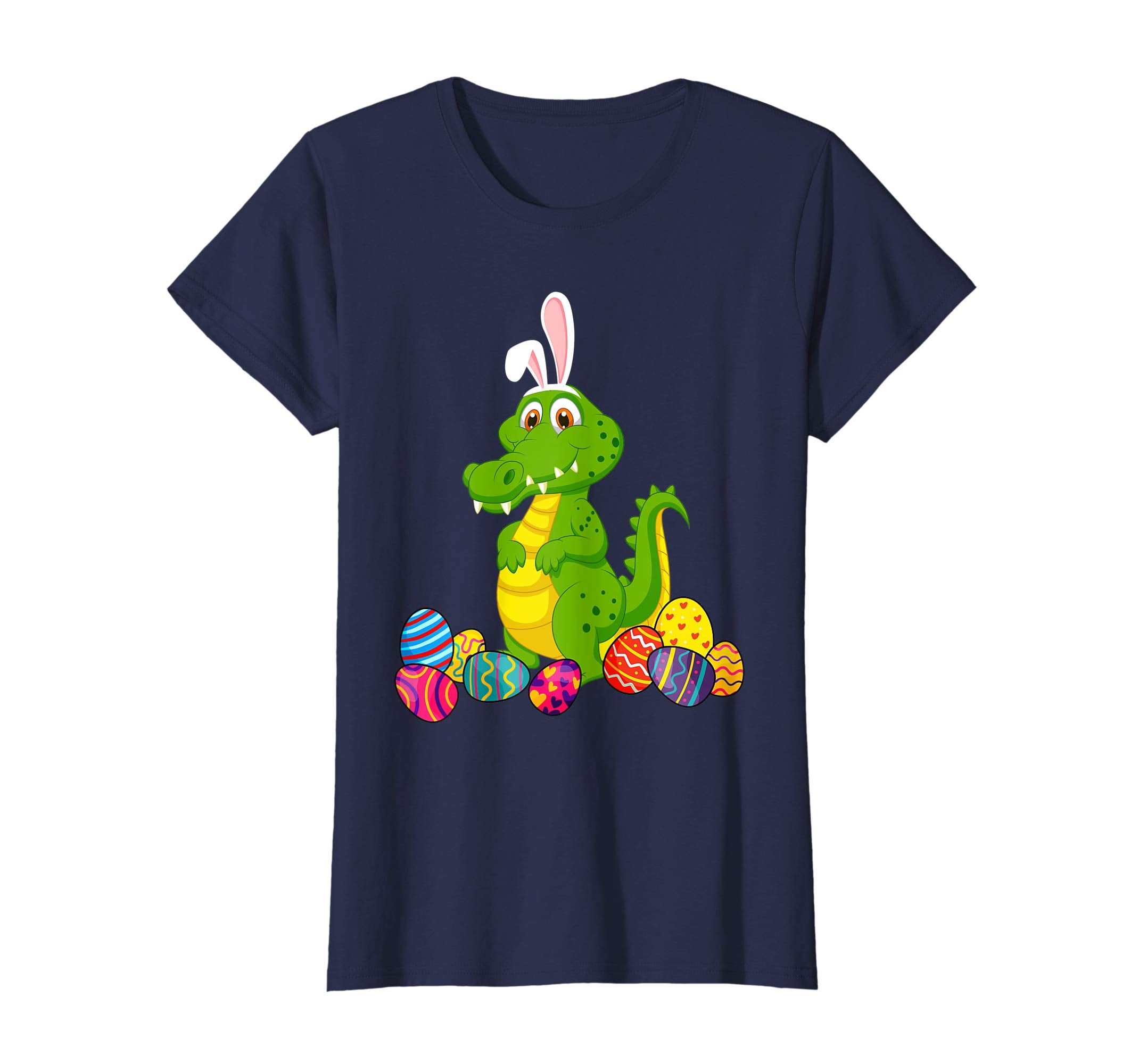 Crocodile Bunny Ear With Egg Easter Easter Day Shirt