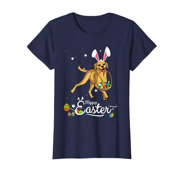 Labrador Retriever Dog With Bunny Hat Easter Costume T Shirt