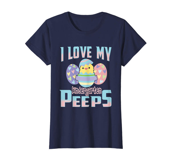 I Love My Kindergarten Peeps Teacher Easter Day T Shirt Gift