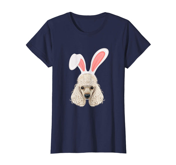 Poodle Dressed As Easter Bunny With Rabbit Ears T-Shirt