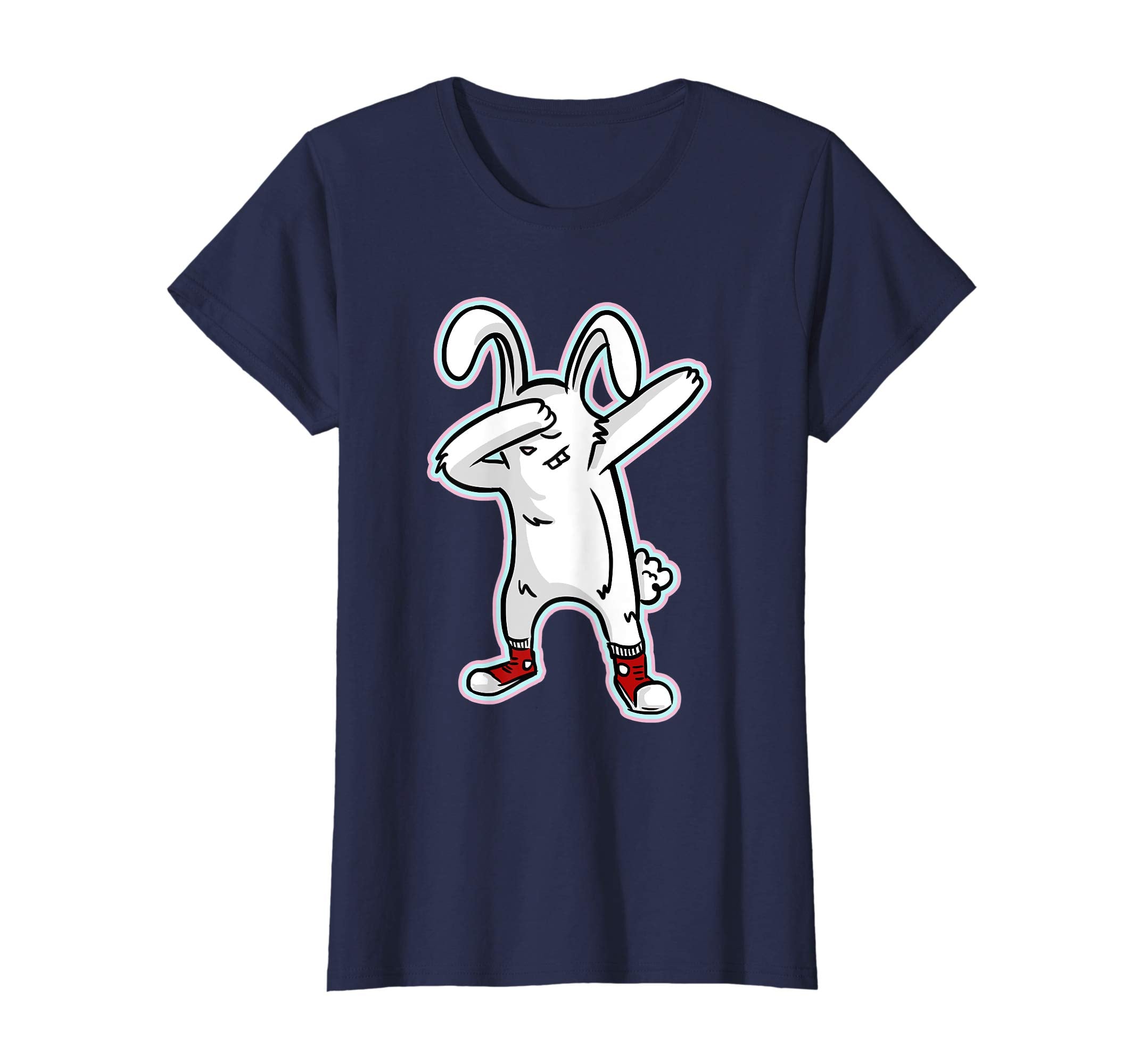 Easter Shirt For Boys Girls Cool Dabbing Rabbit