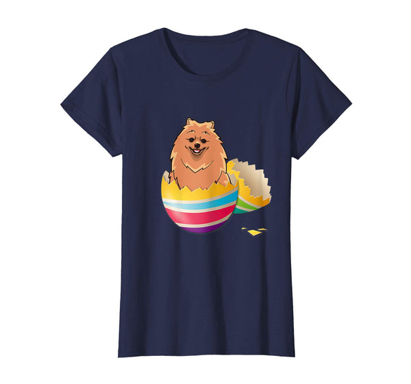 Pomeranian Hatching From Easter Egg Easter Day Shirt