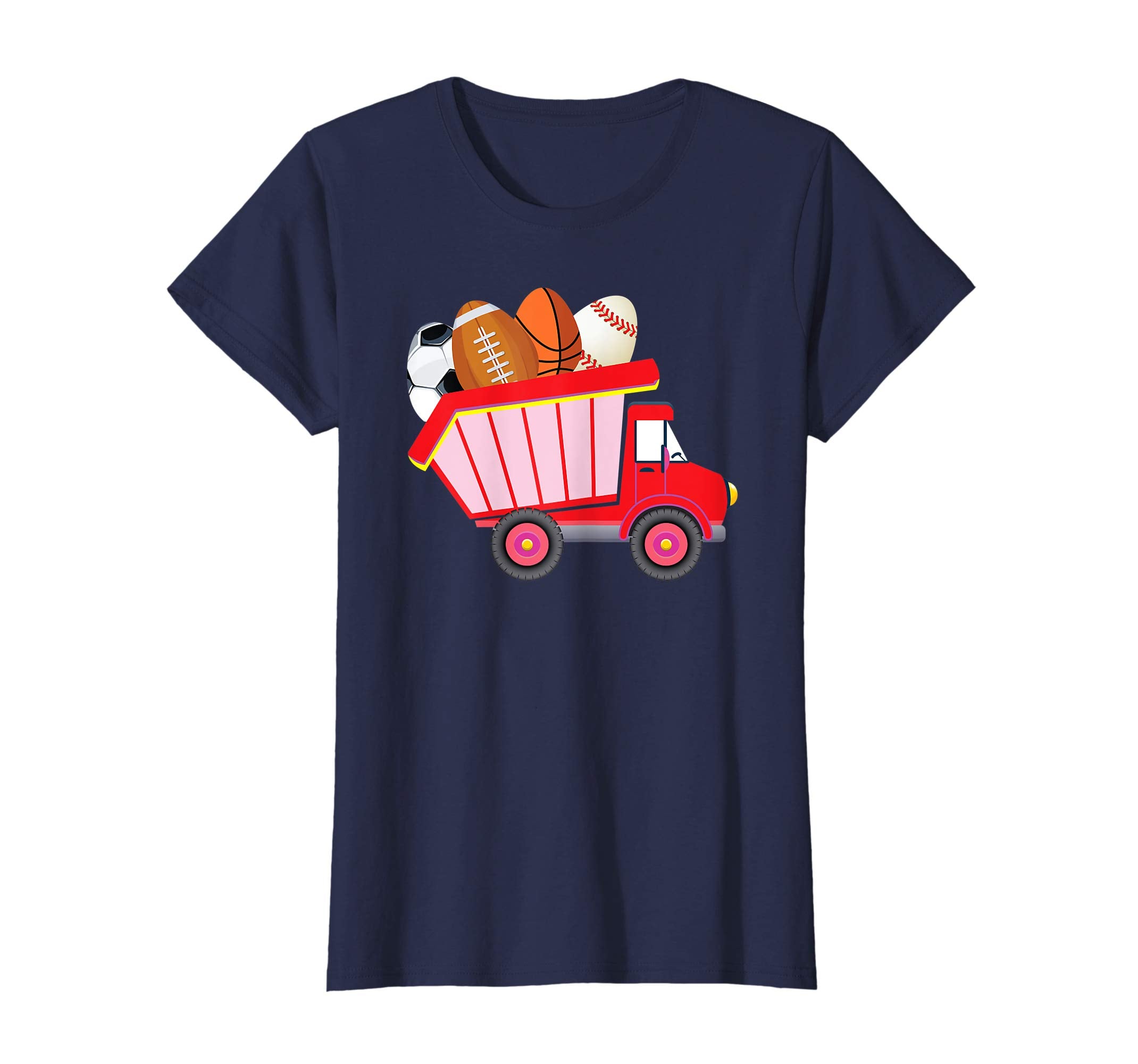Dump Truck Loads Of Eggs Balls Easter Day Kids T-Shirt Egg