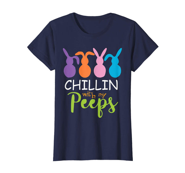 Chillin' With My Peeps Easter Bunny T-Shirt