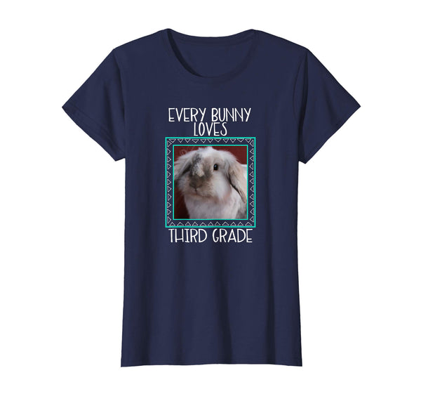 Easter School Teacher Tshirt Every Bunny Loves Third Grade