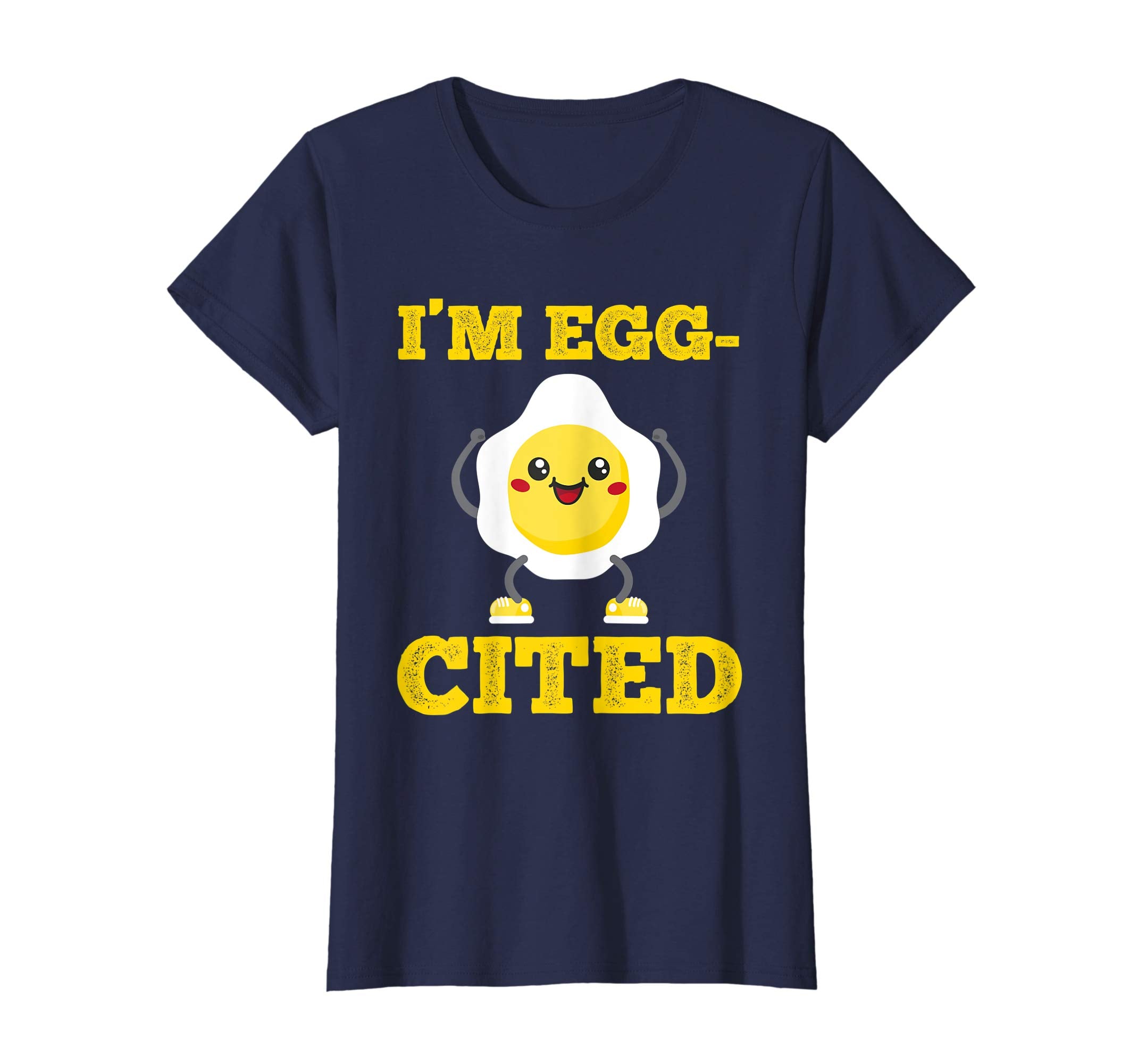 I'm Egg-Cited Shirt I Funny Easter Egg Lover Pun