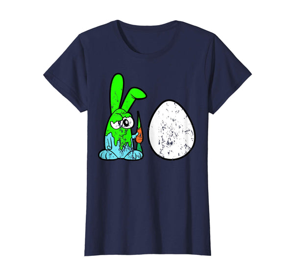 Retro Vintage Grunge Funny Cute Easter Bunny Egg Fun T-Shirt