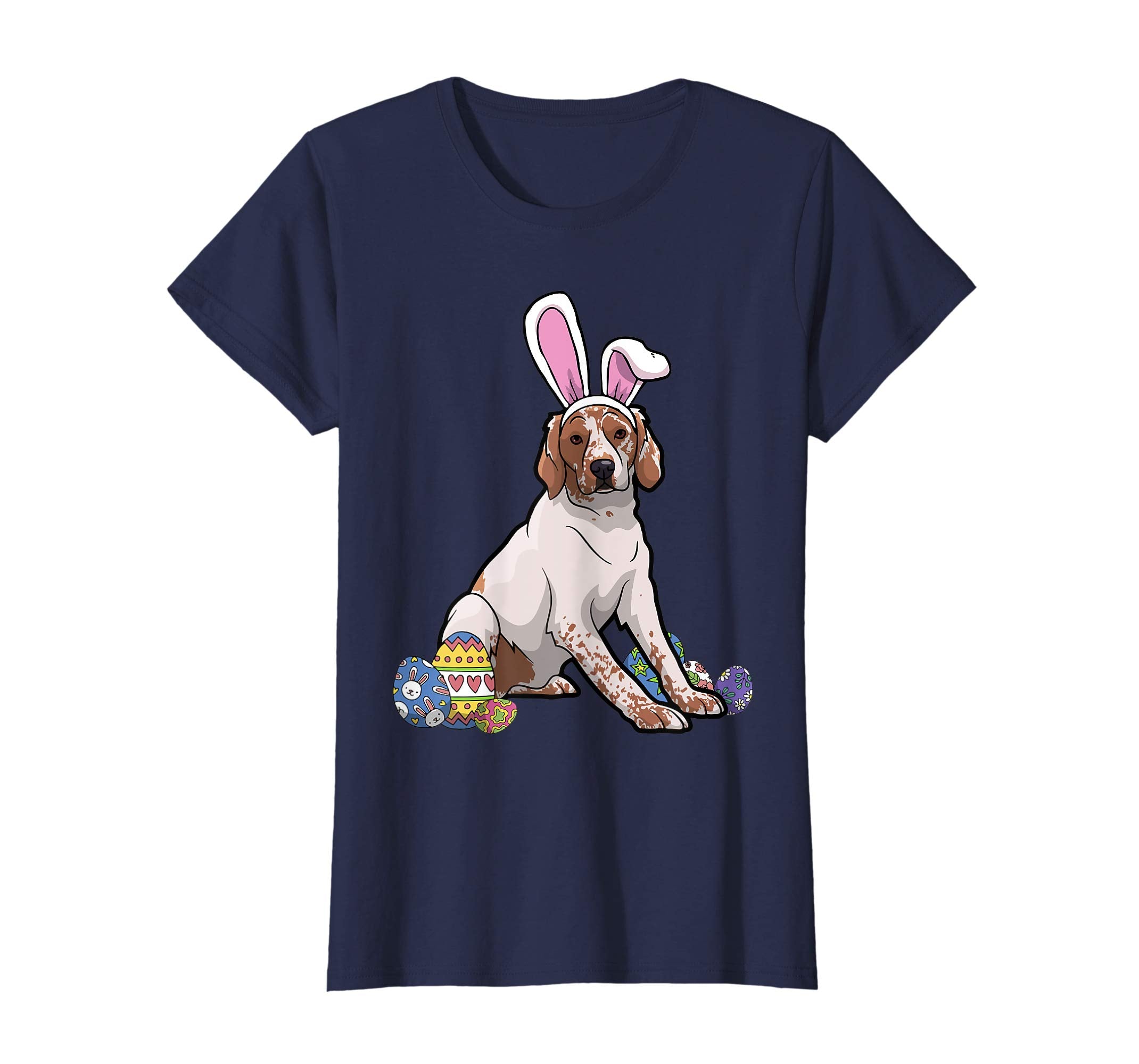 Brittany Dressed As Easter Bunny With Rabbit Ears T-Shirt