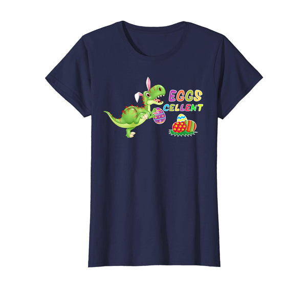 Funny Easter T-Rex Eggs-Cellent T-Shirts Gift Kids Girl Boy