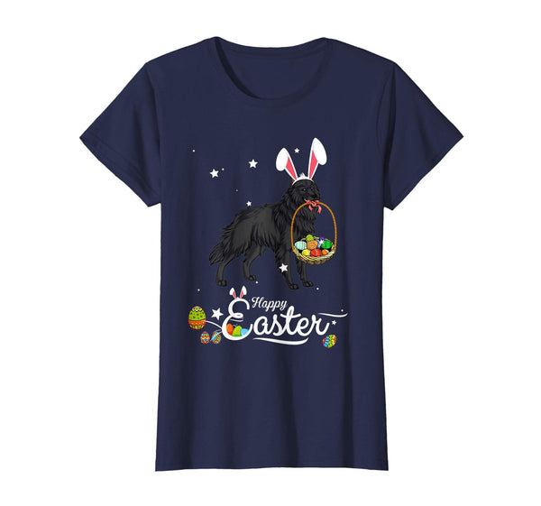 Belgian Sheepdog Dog With Bunny Hat Easter Costume T Shirt