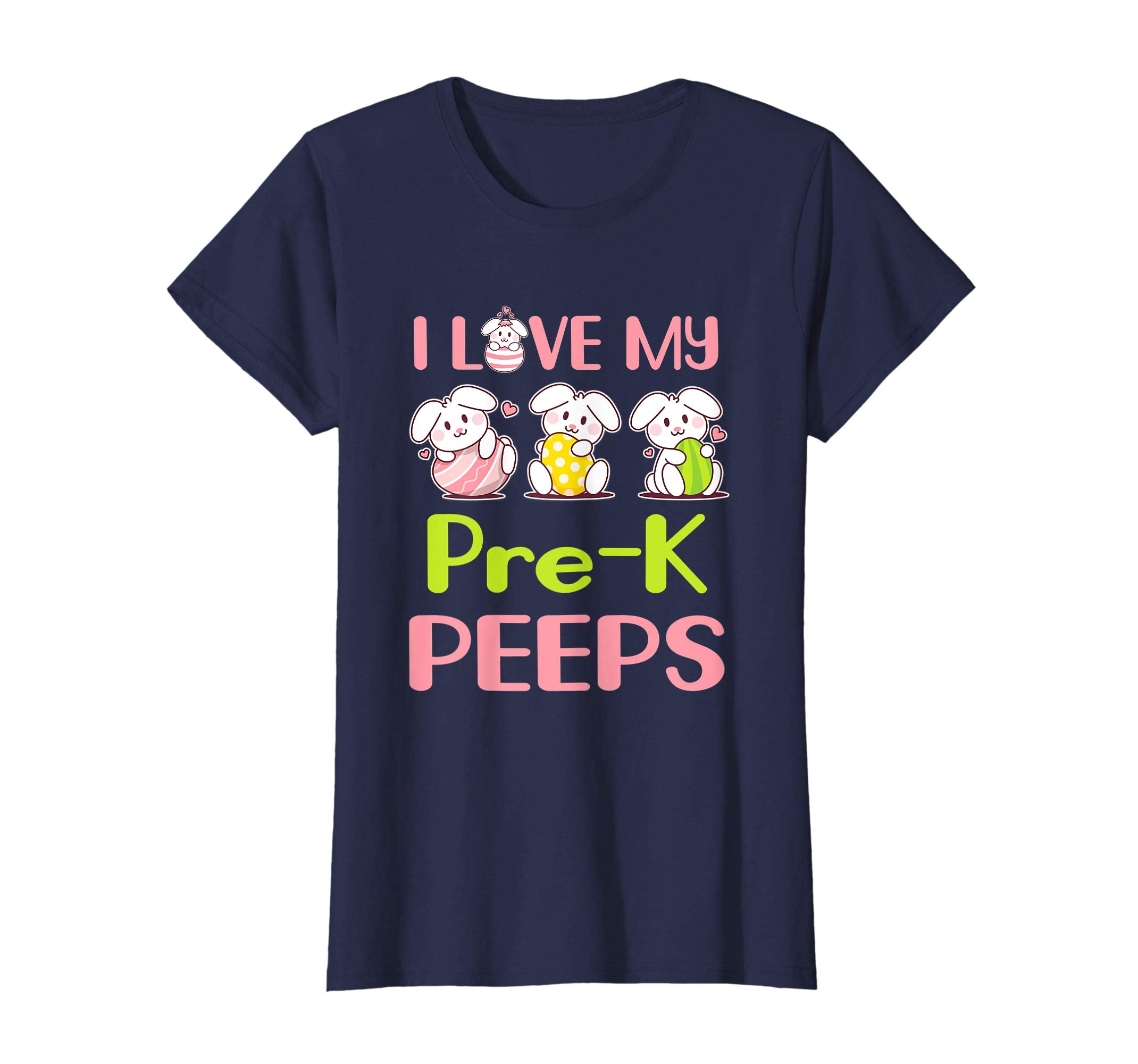 I Love My Pre-K Peeps Happy Easter Teacher Shirt