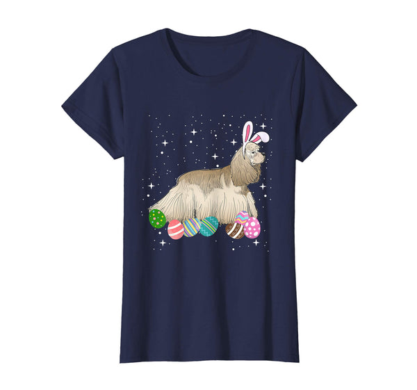 Spaniel Dressed As Easter Bunny With Rabbit Ears T-Shirt