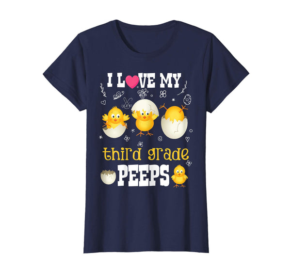 I Love My Third Grade Peeps Easter Bunny T-Shirt