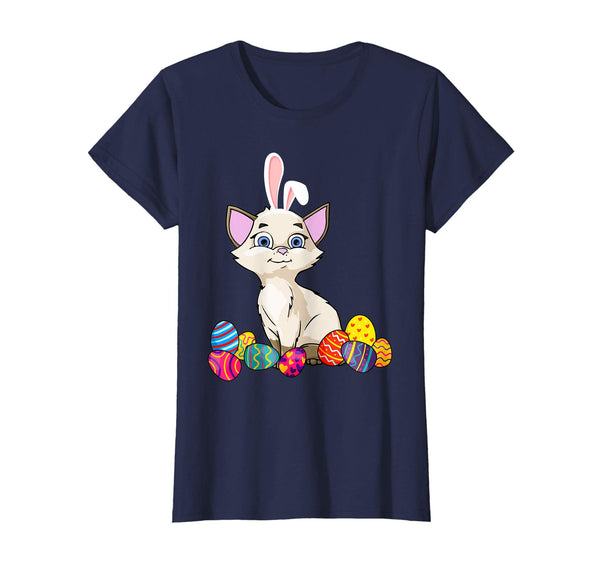 Cat Bunny Ear With Egg Easter Easter Day Shirt
