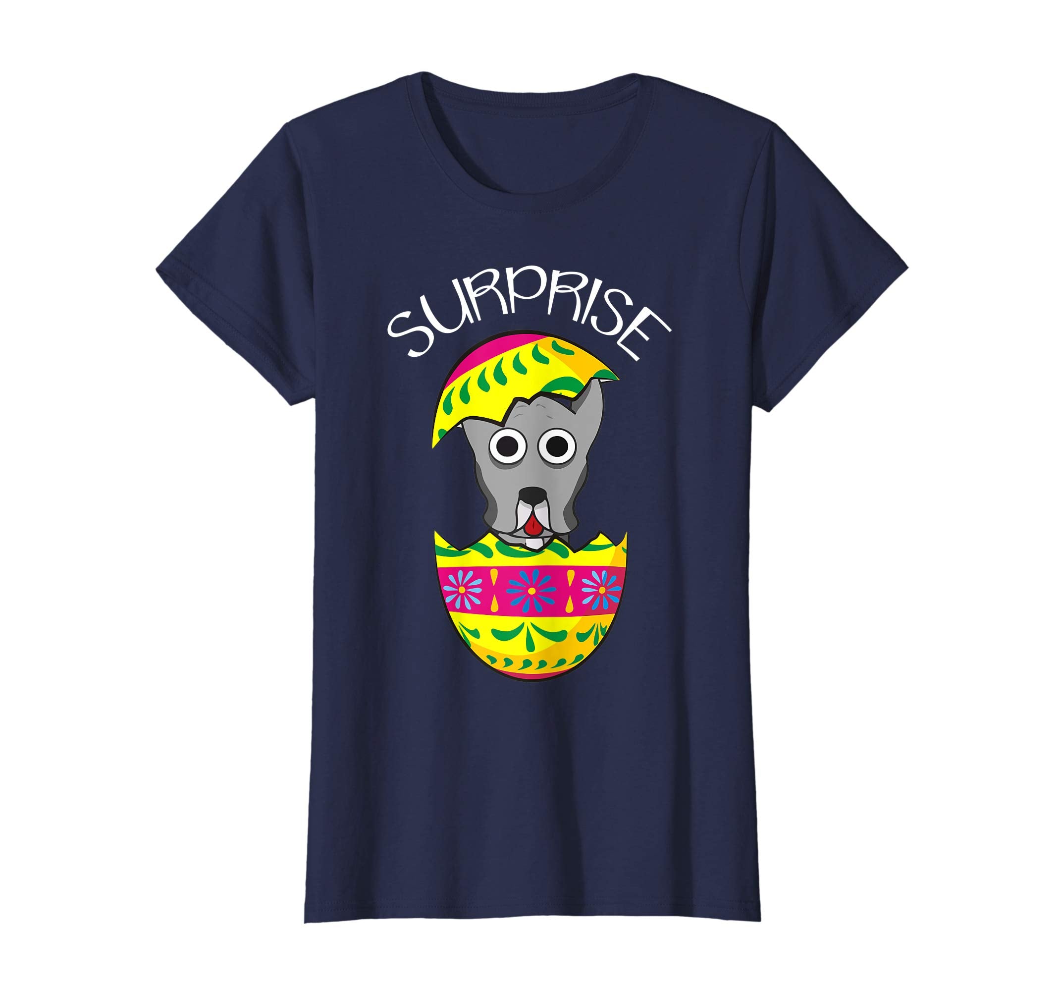 Funny Cute Puppy Great Dane Hatches Easter Egg Easter Shirt