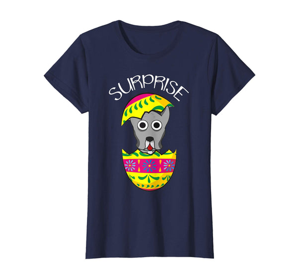 Funny Cute Puppy Great Dane Hatches Easter Egg Easter Shirt