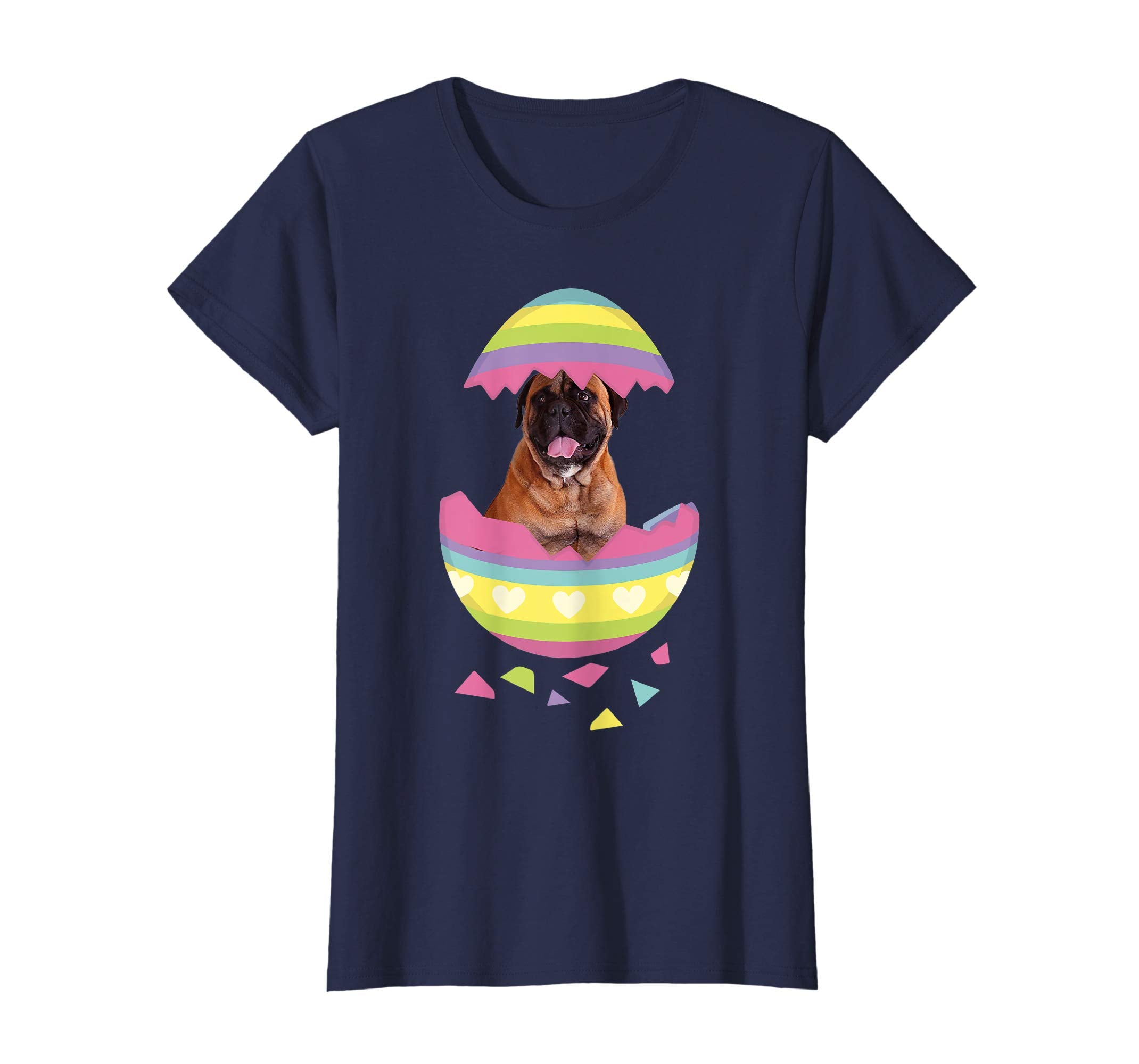 Bullmastiff Easter Egg T-Shirt Dog Lover