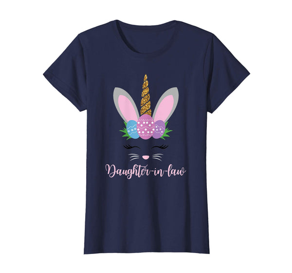 Daughter In Law Easter Bunny Unicorn Shirt Cute Bunnies Gift