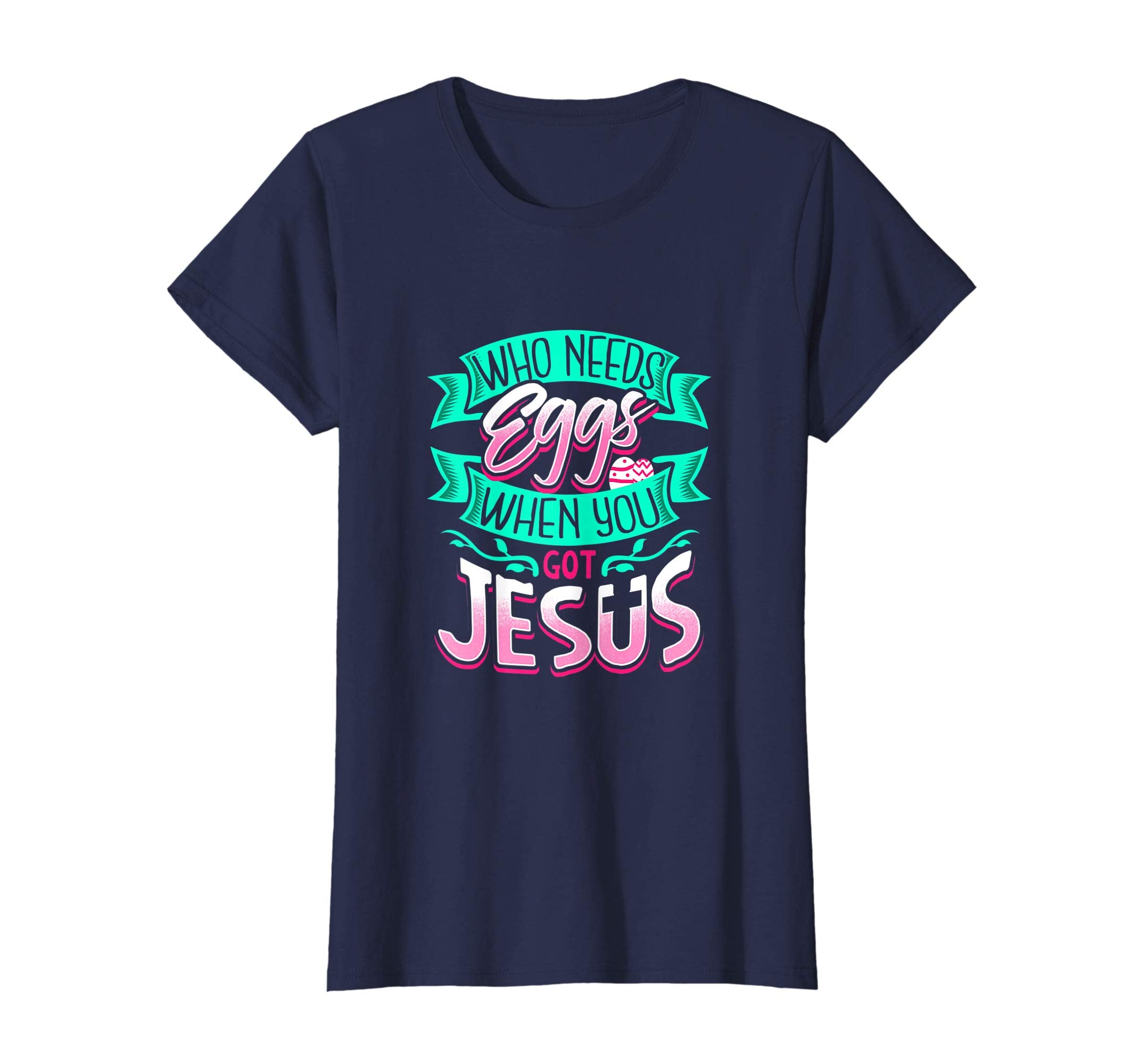 Easter Shirt Christian Got Jesus Cross Colorful Eggs Tshirt