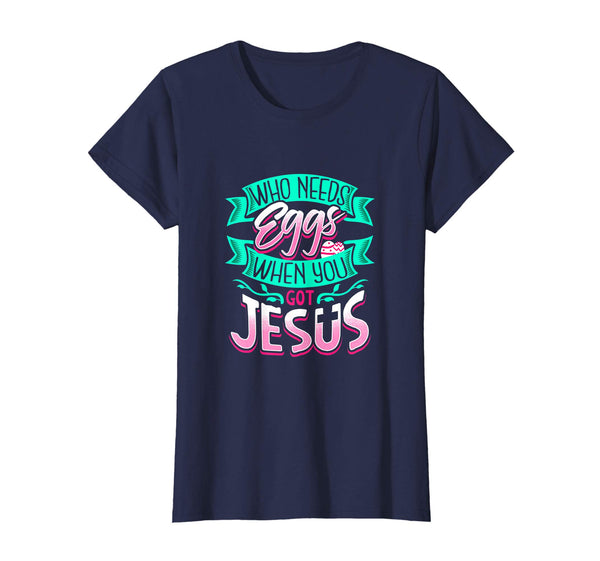 Easter Shirt Christian Got Jesus Cross Colorful Eggs Tshirt
