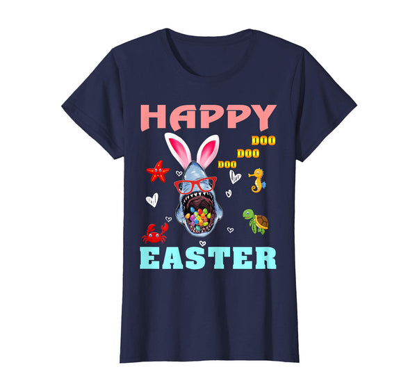 Shark Doo Doo Doo Happy Easter Day T Shirt