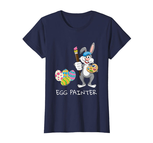 Funny Egg Hunt Shirt - Easter Egg Painter Bunny Kids TShirt