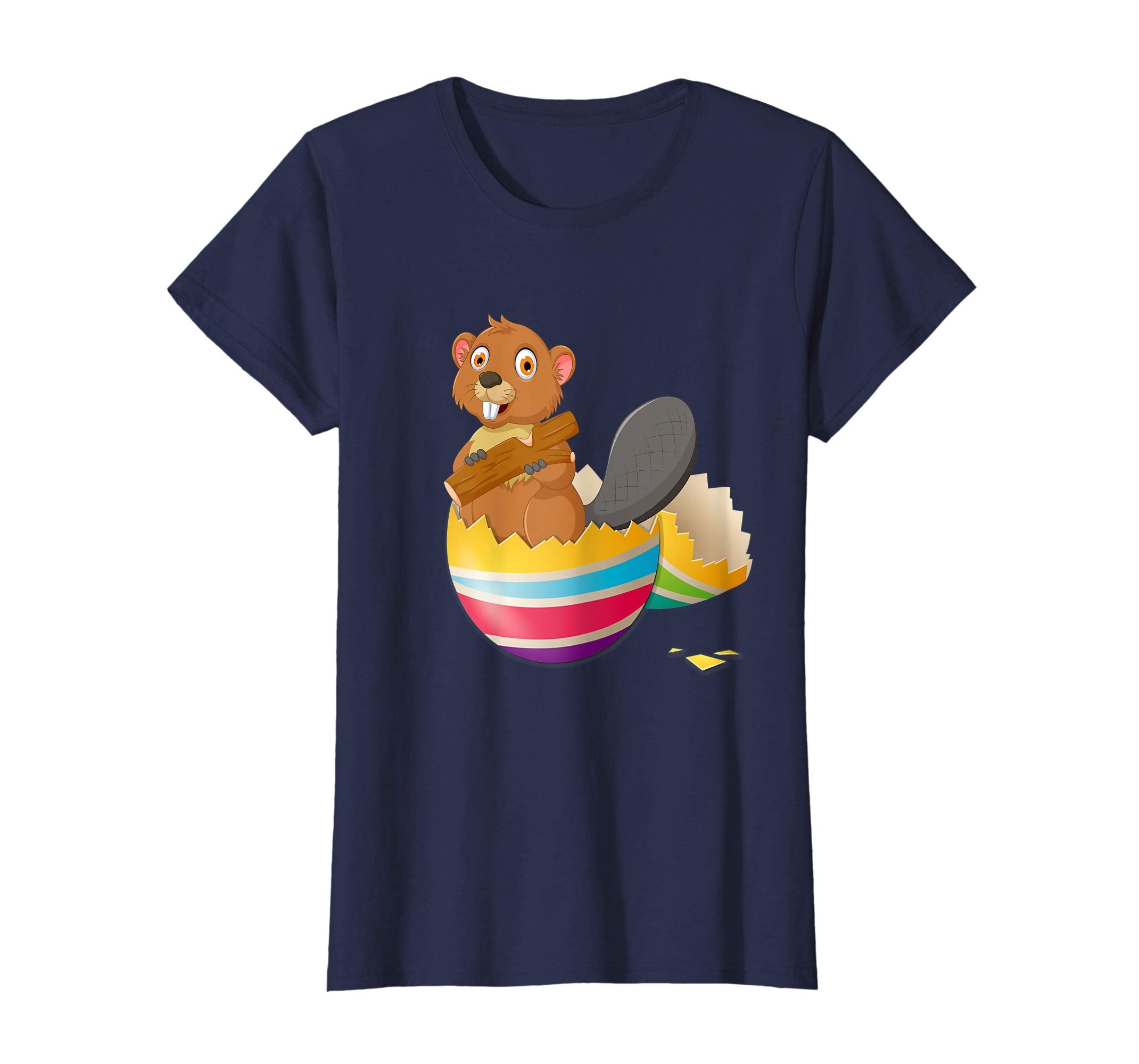 Baby Beaver Hatching From Easter Egg Easter Day Shirt