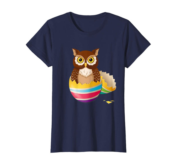 Baby Owl Hatching From Easter Egg Easter Day Shirt
