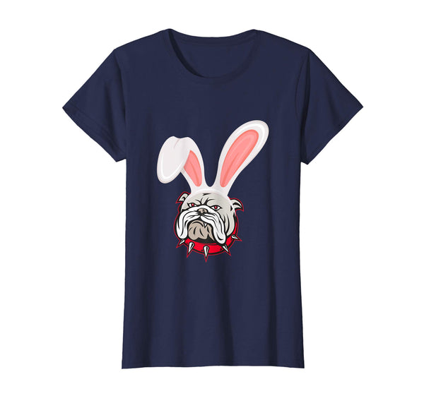 Bulldog Dressed As Easter Bunny With Rabbit Ears T-Shirt