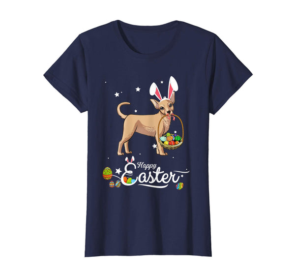 Chihuahua Dog With Bunny Hat Easter Costume T Shirt