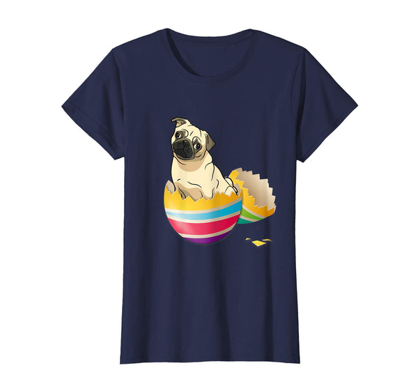 Pug Hatching From Easter Egg Easter Day Shirt