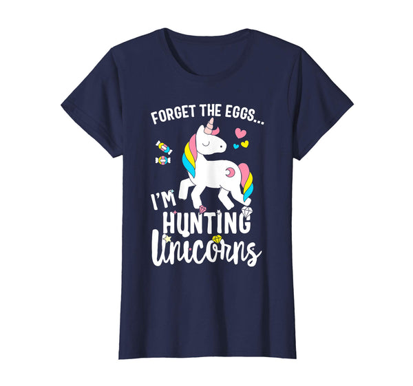 Girls Easter Unicorn Shirt Forget Eggs Unicorns Kids Gift