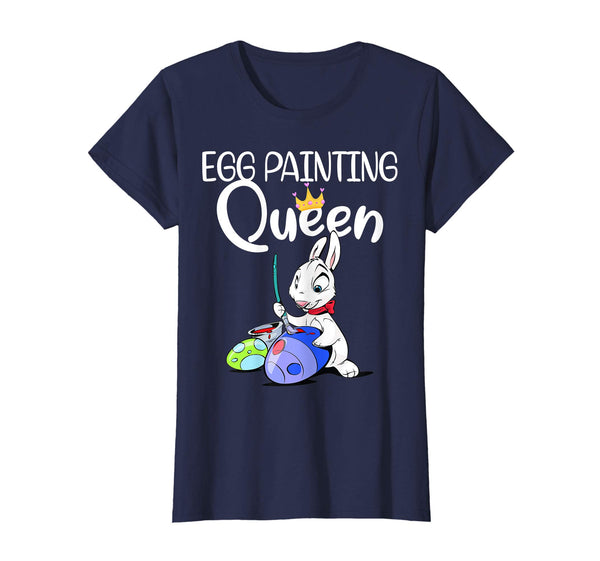 Easter Day Egg Painting Queen T Shirt For Kids Women Men