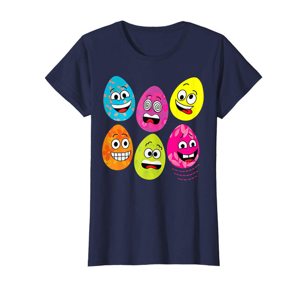 Cool Easter Eggs Emotion Faces Happy Easter Day Love Shirt