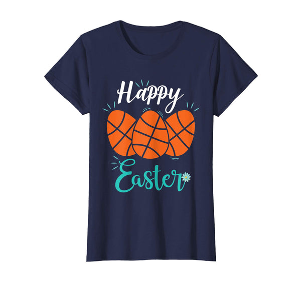 Happy Easter basketball eggs Funny T-shirt for boy girl