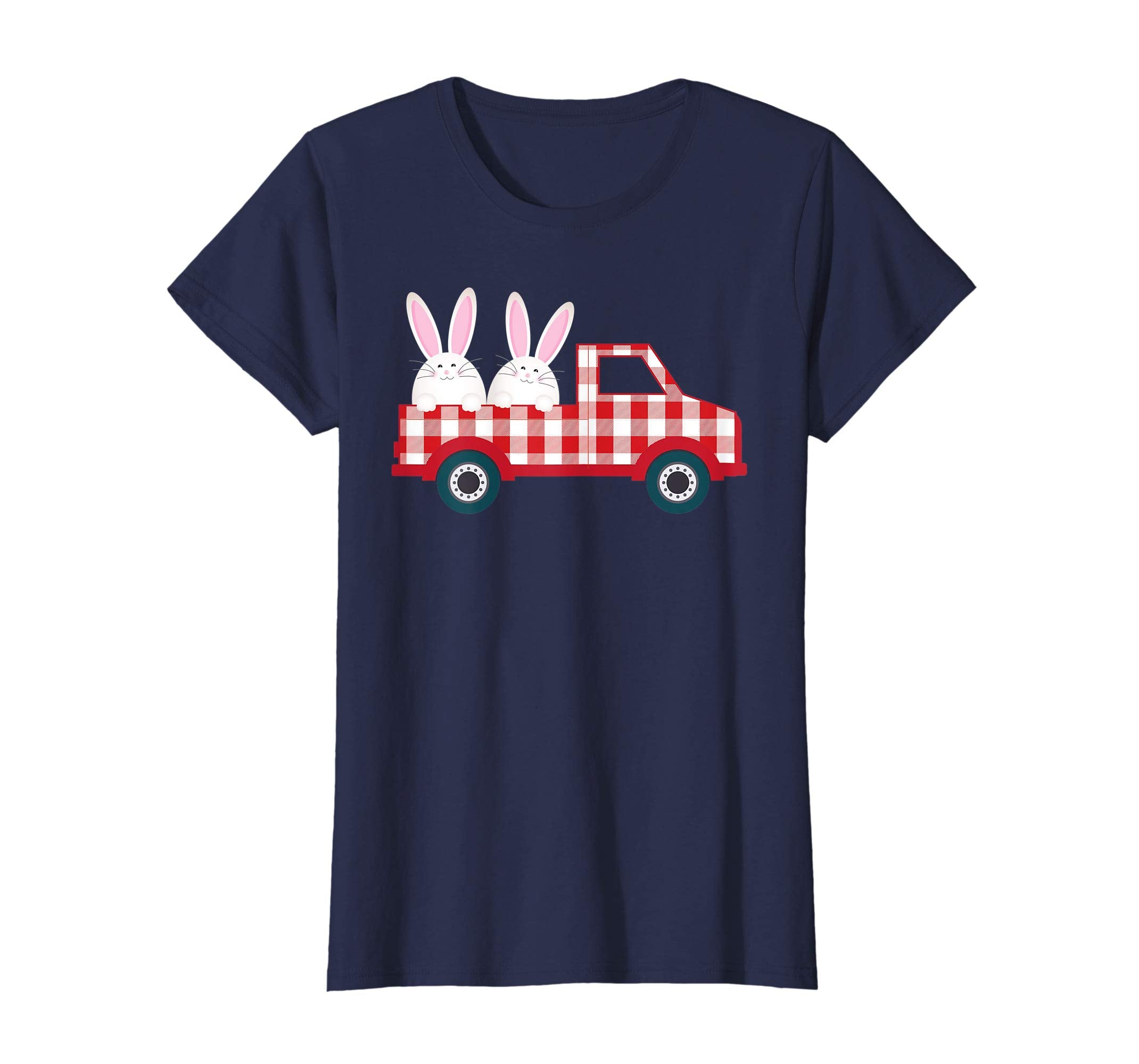 Pickup Car Truck Carying Bunny Easter Day T-Shirt Egg Hunt