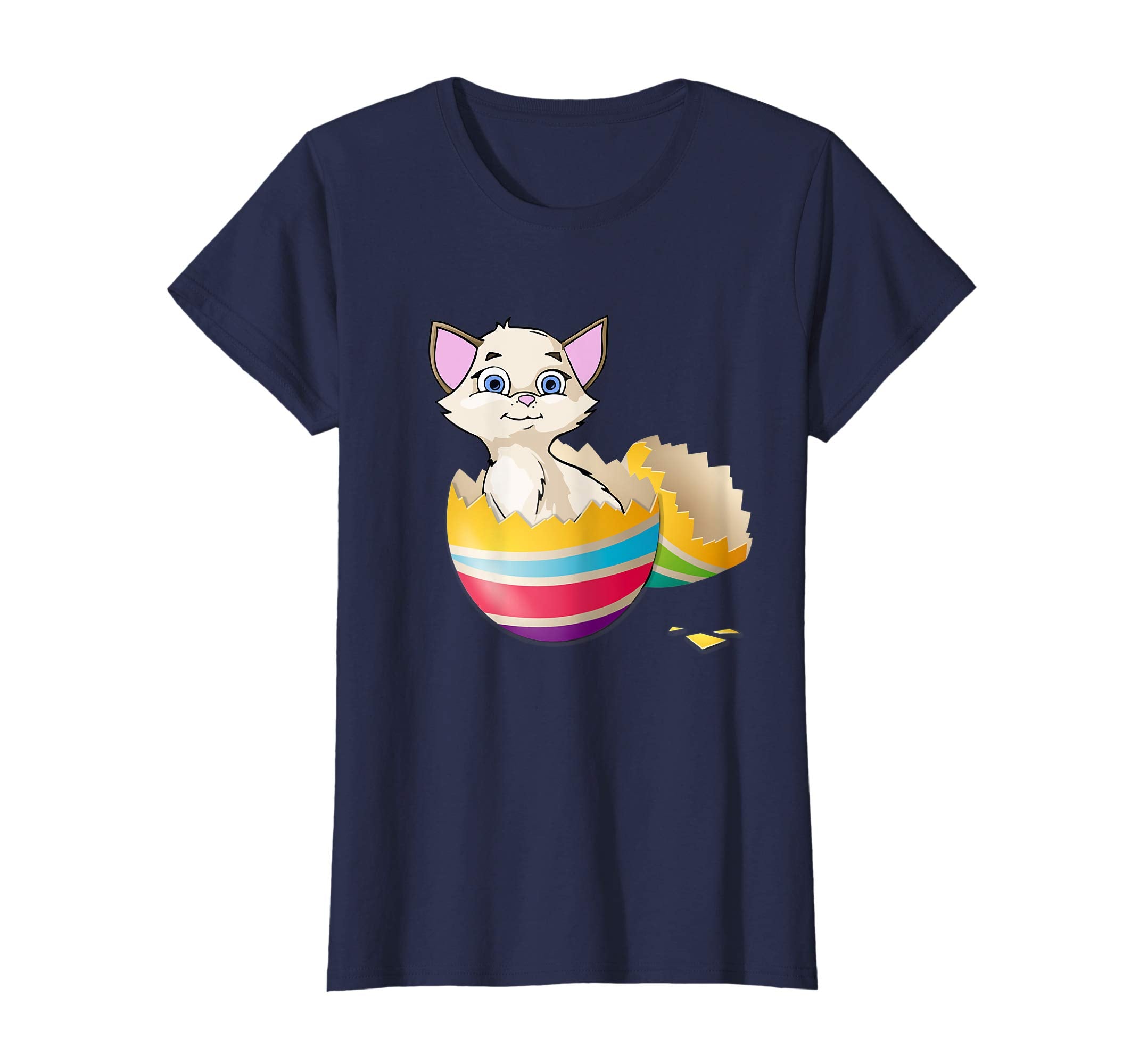Baby Cat Hatching From Easter Egg Easter Day Shirt
