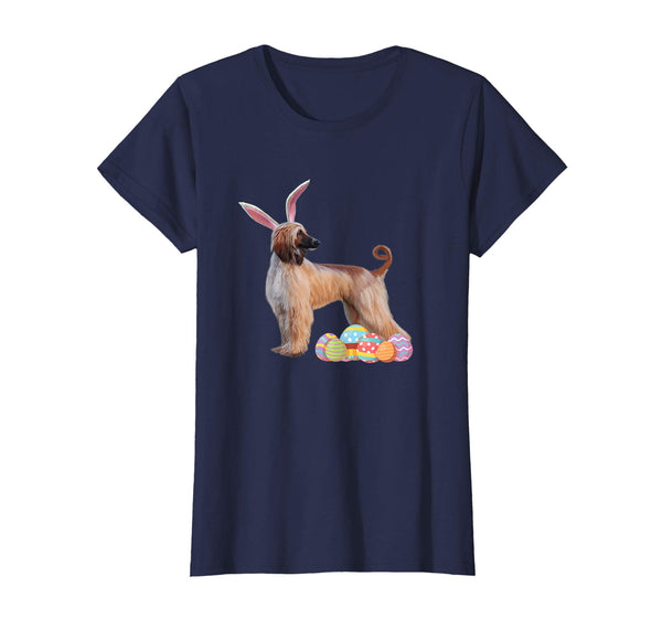 Easter Shirt Afghan Hound Funny Bunny Ears &amp; Eggs Gift