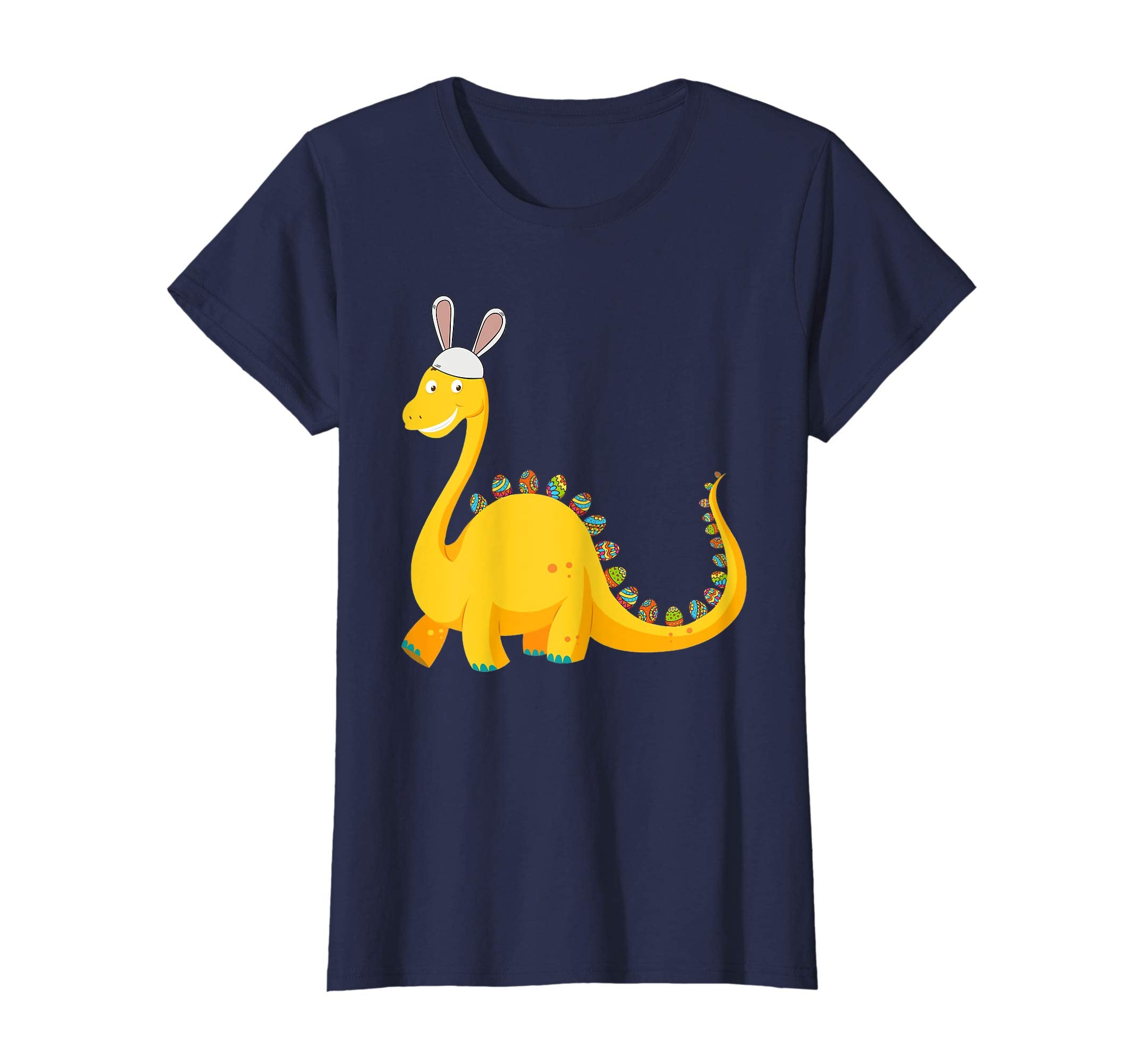 Funny Dinosaur With Bunny Rabbit Ears Easter T-Shirt