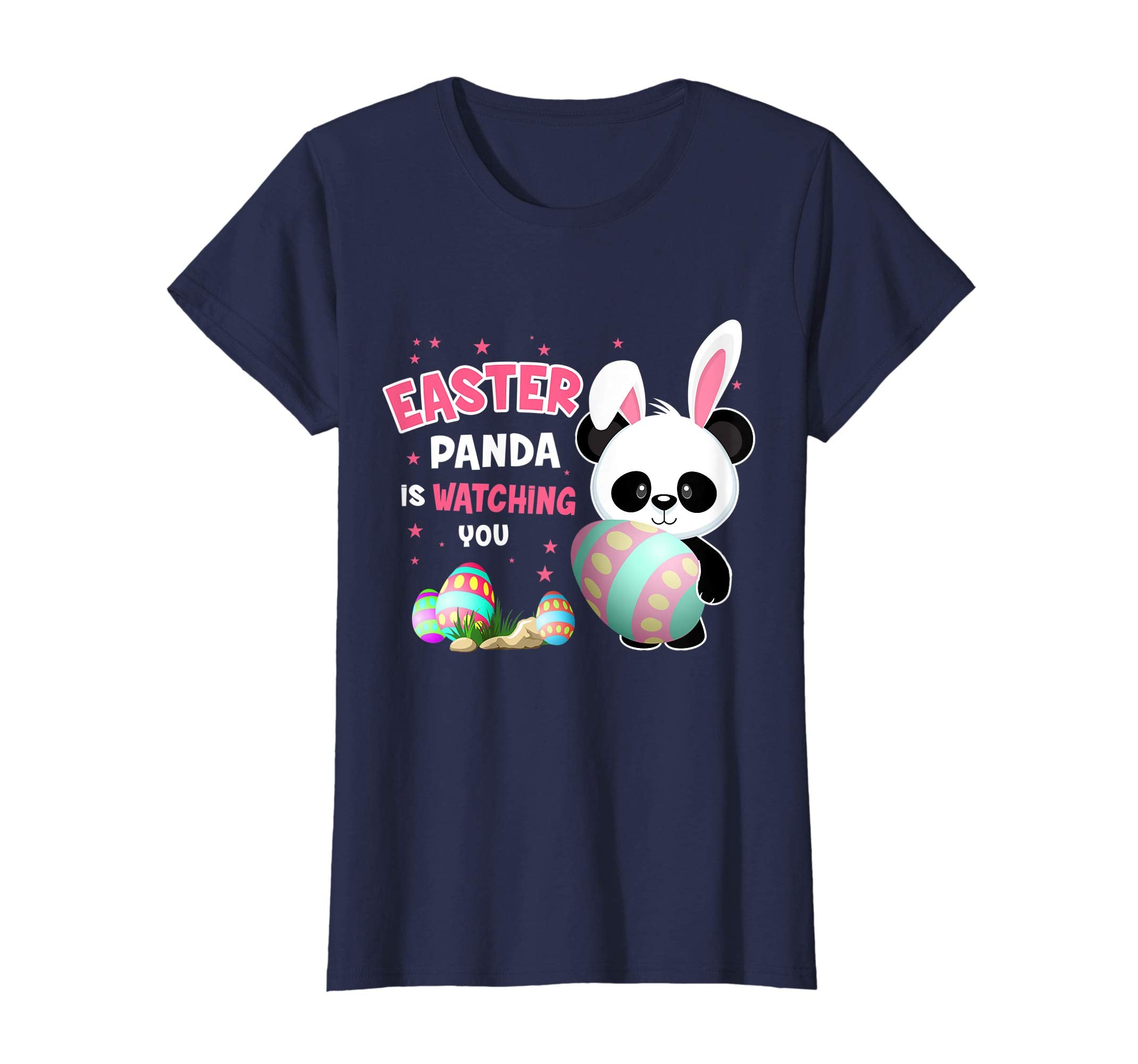 Easter Panda Is Watching You T Shirt For Kids Women Men