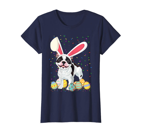Frenchie Dog Ear Easter Eggs Shirt Happy Easter Day Gift