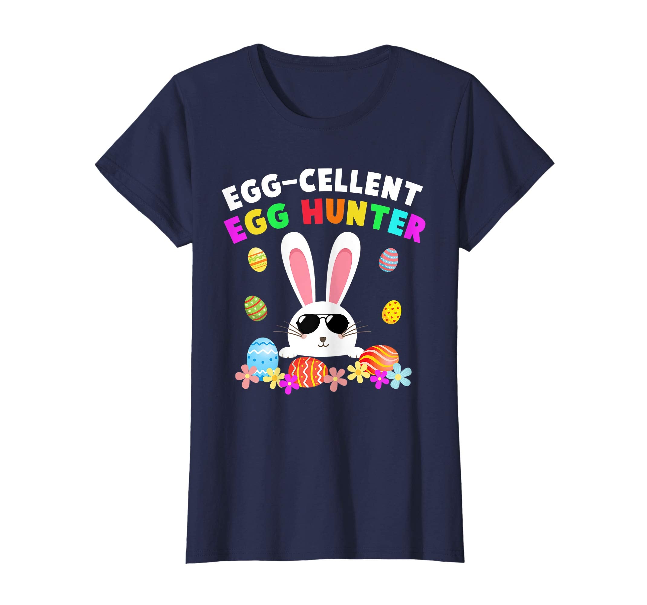 Egg-cellent Egg Hunter Easter T-Shirt Boys Girls Bunny Gift