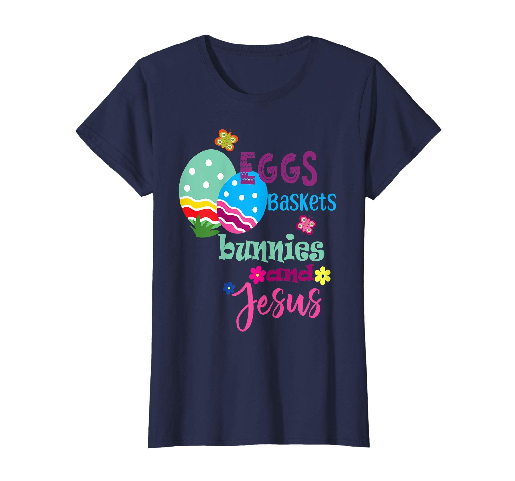 Funny Easter Baskets bunnies and Jesus Gift Tshirt