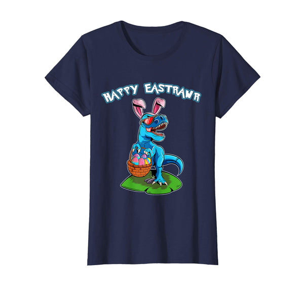 Happy Eastrarw Funny T-Rex Easter Egg Hunt T Shirt