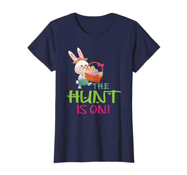 The Hunt is On T-Shirt Funny Easter Shirt Gift for Kids