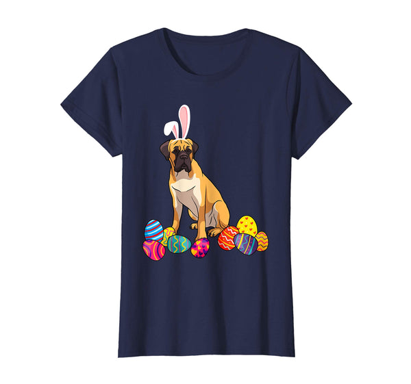 Mastiff Bunny Ear With Egg Easter Easter Day Shirt