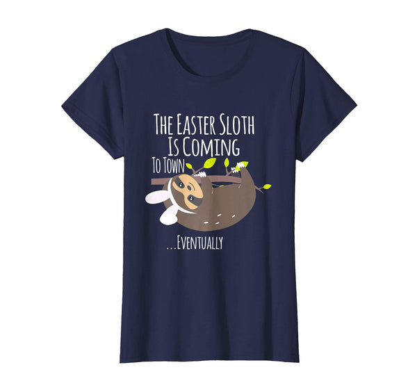 The Easter Sloth With Bunny Ears Funny T Shirt Easter Bunny