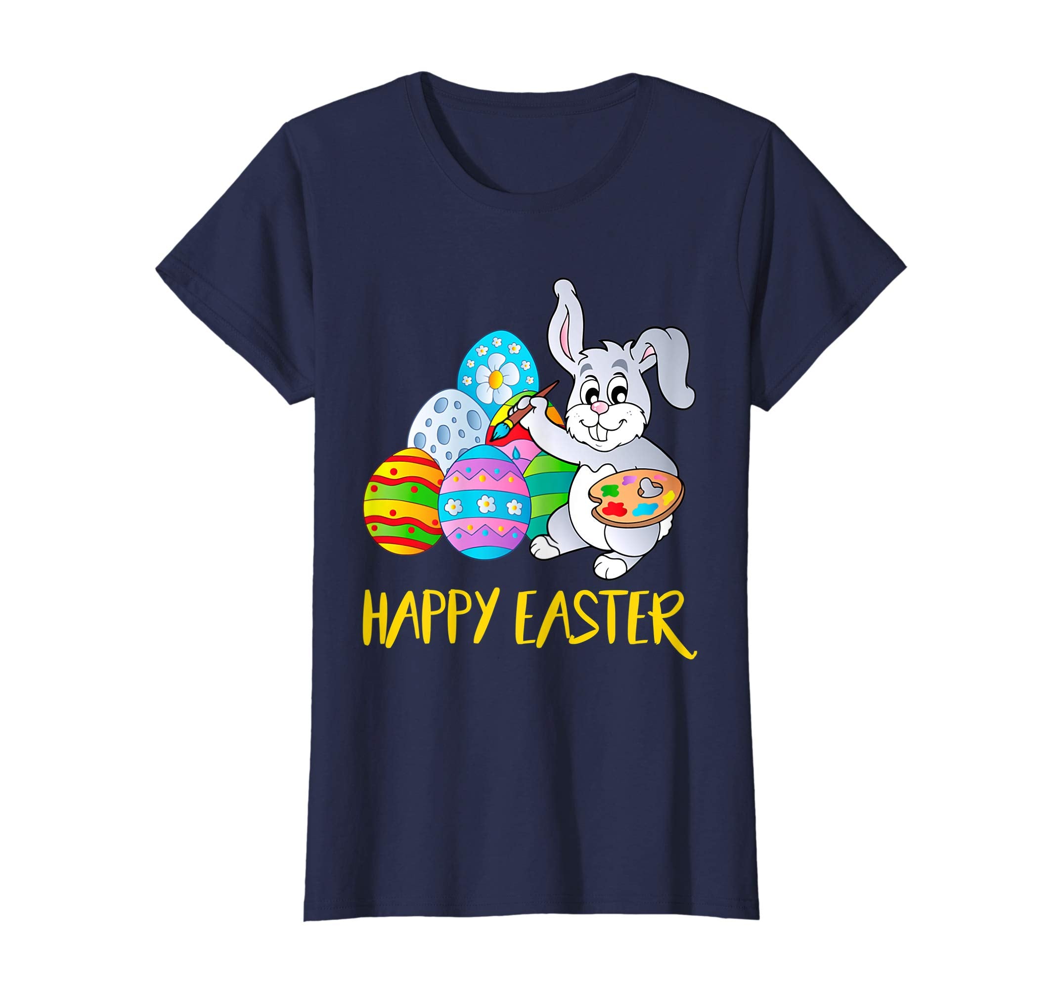 Happy Easter Shirt Colorful Eggs Tee